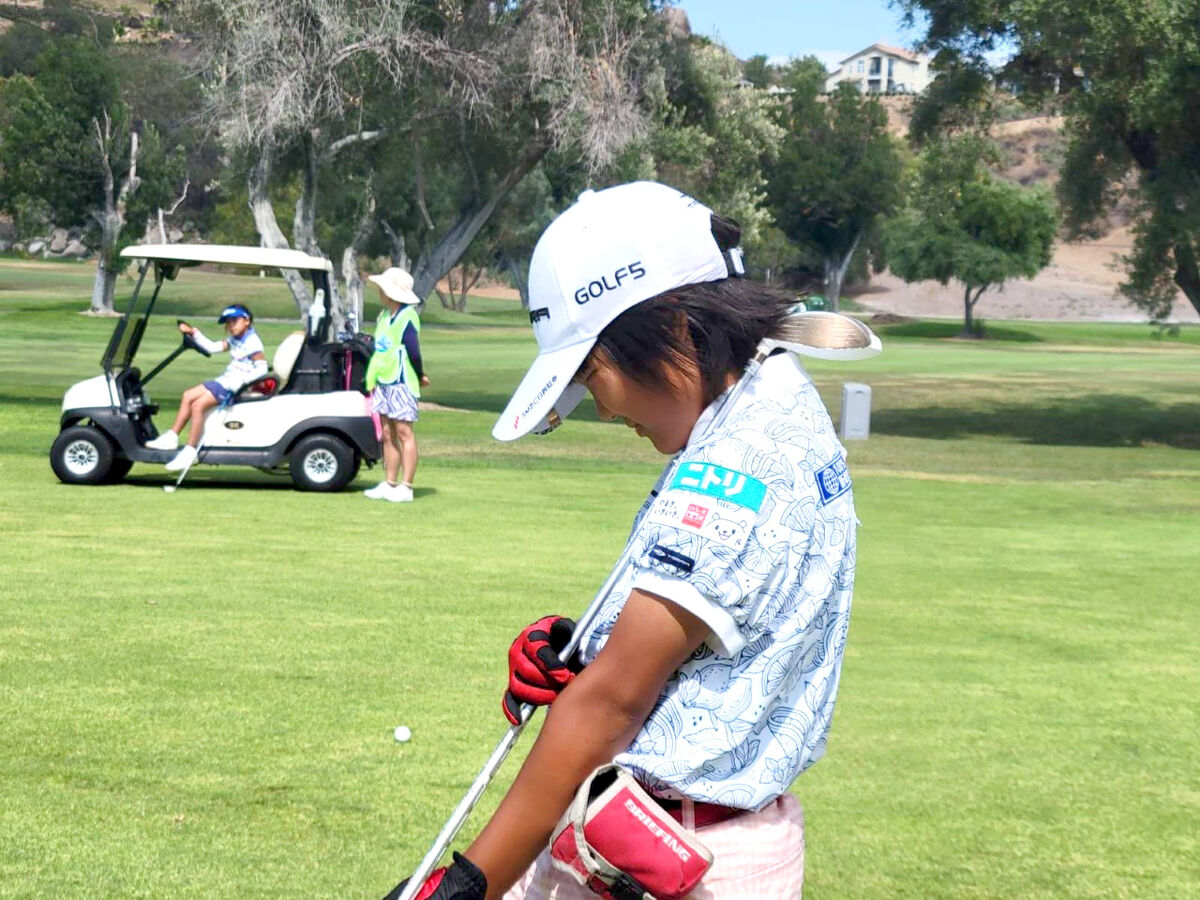 ゴルフ世界ジュニア選手権で１７位に終わった須藤弥勒（提供写真）