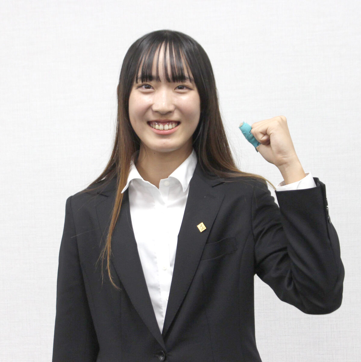 日本女子プロゴルフ協会の新人セミナーに出席した馬場咲希